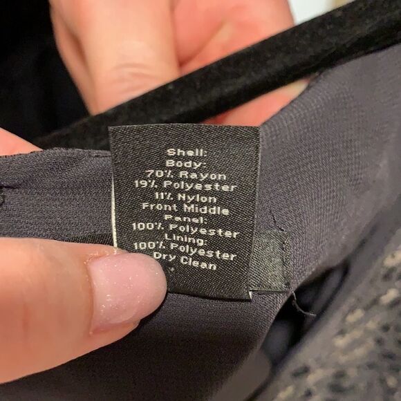 ❤️Last Chance Ann Taylor gray sleeveless sequined evening dress size 8 - Picture 9 of 14